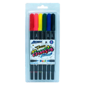 Marcadores Artesco Classic Brush (6 Unidades)