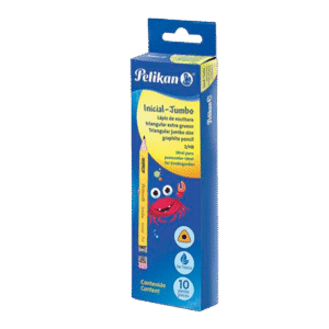 Lápiz Pelikan Inicial Jumbo (10 Unidades)