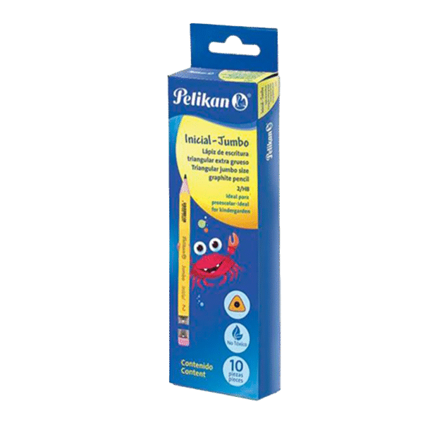 Lápiz Pelikan Inicial Jumbo (10 Unidades)