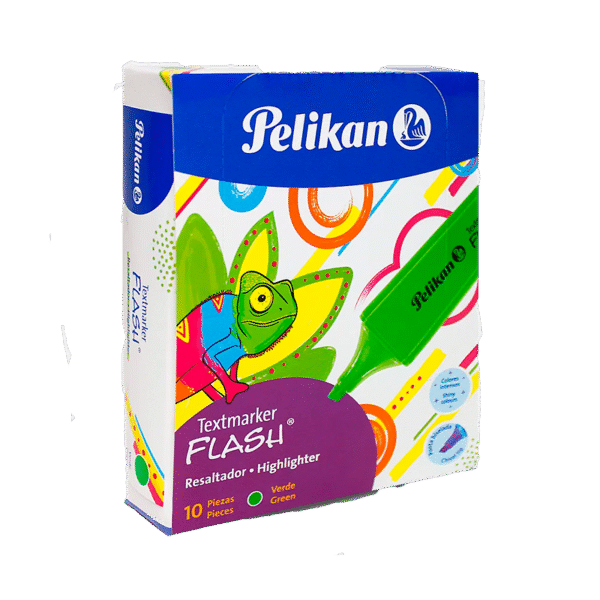 Resaltador Pelikan Textmarker Flash (Verde)