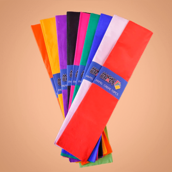 Papel Crepé Magic Craft (10 piezas surtidas)