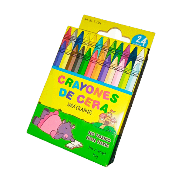 Crayones de Cera Talbot (24 colores)