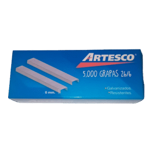 Grapas Artesco 26/6 (5,000 Unidades)