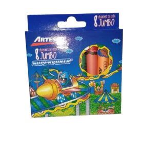Crayones de Cera Jumbo Artesco (8 unidades)