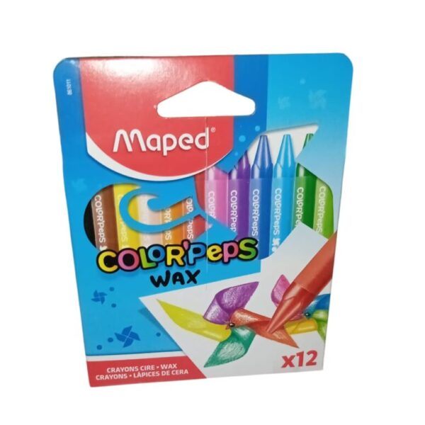 Crayones de Cera Maped Color’Peps x12