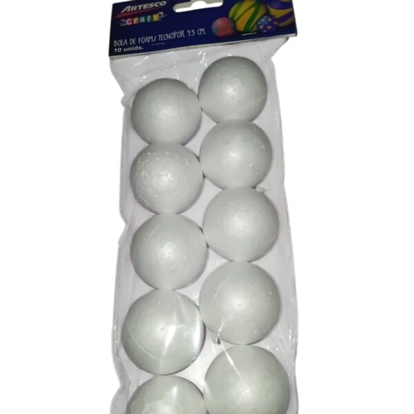 Bola de Foam/Tecnoport Artesco 4.5 cm (10 unidades)