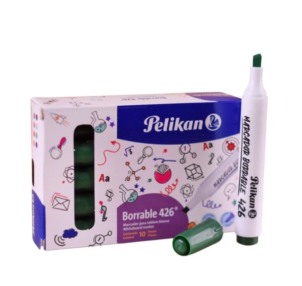 Caja de Marcadores Borrables Pelikan 426 Verde