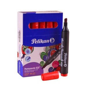Marcador Permanente Pelikan 420 Rojo